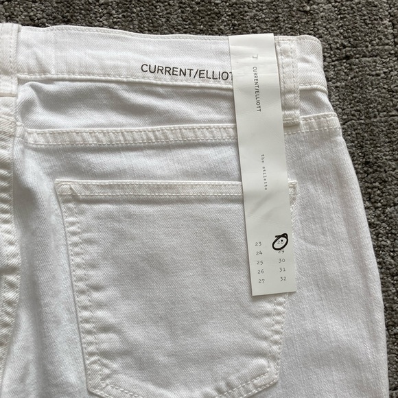 Current/Elliott The Stiletto Style Jeans Clean White - Picture 7 of 11